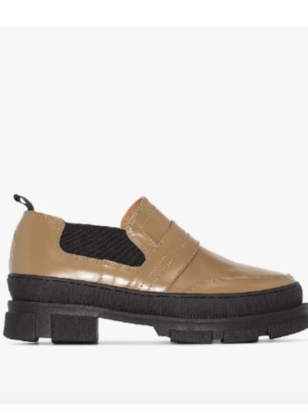 Ganni Ermine 40mm Chunky Loafers